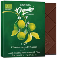 Chocolate Orgániko - Chokladkaka med Lime, 20g
