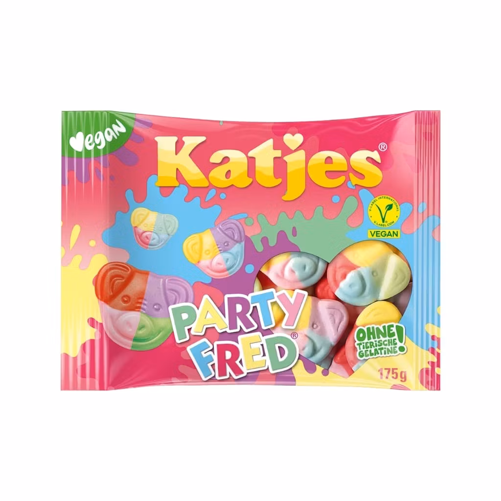 Katjes - Party Fred - Skumgodis, 175g