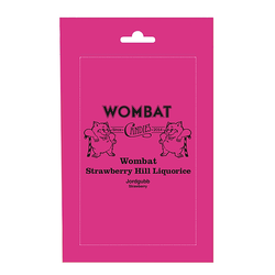 Wombat - Strawberry Hill Lakrits, 150g