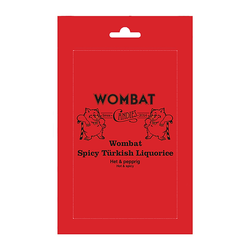 Wombat - Spicy Türkish Saltlakrits, 150g