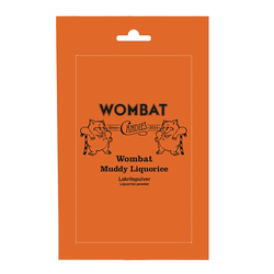 Wombat - Muddy Liquorice, 150g