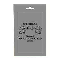 Wombat - Salty Xtrem Lakrits, 150g
