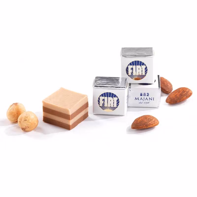 KOMMER SNART! Majani - Fiat Cremino Classico - Nougat, 10g