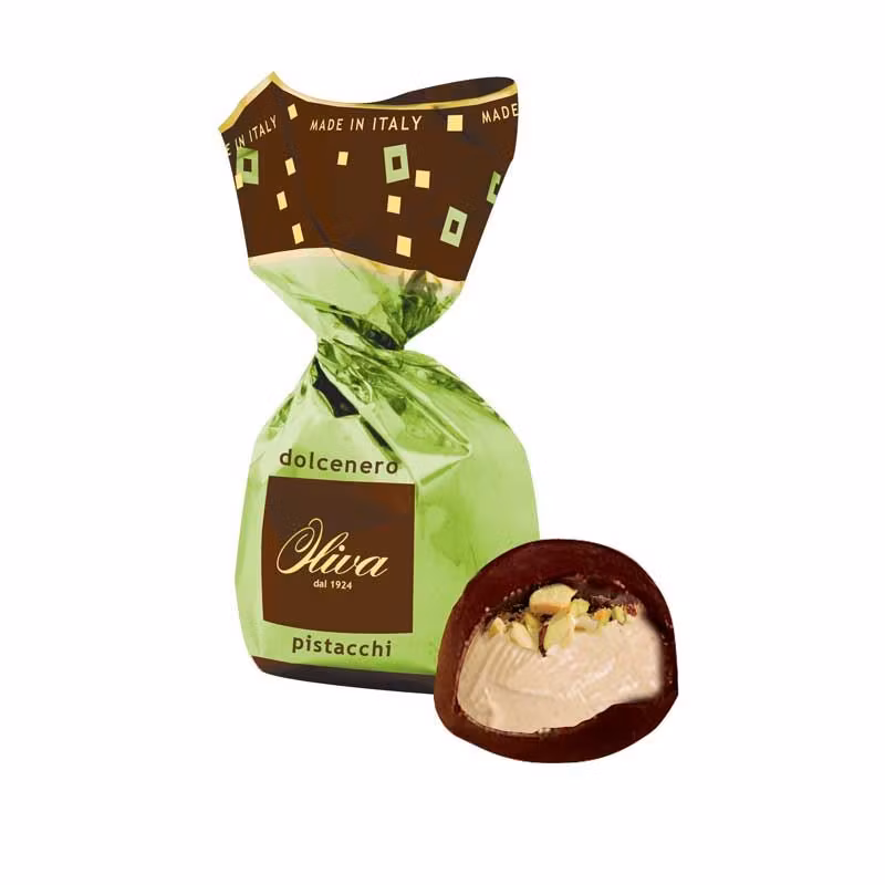 KOMMER SNART! Oliva - Chokladpralin Pistagecréme & Krisp, 18g