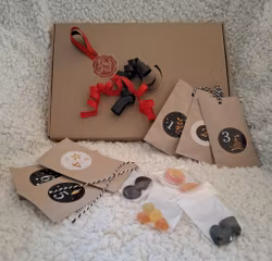 Trendigt Gott - Sockerfri Godis- & Lakritsadventskalender, 200g