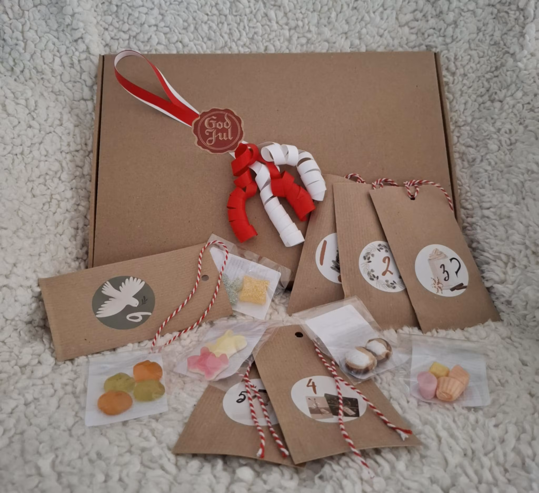 Trendigt Gott - Sockerfri Godisadventskalender, 240g