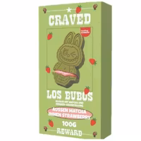 Craved - Los Bubos Matcha Stawberry/Jordbubb, 100g