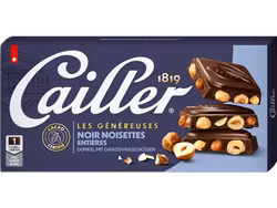 Cailler - Noir Noisettes/Hela Hasselnötter, 200g