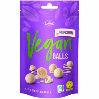 Zentis - Vegan Balls Popcorn, 90g