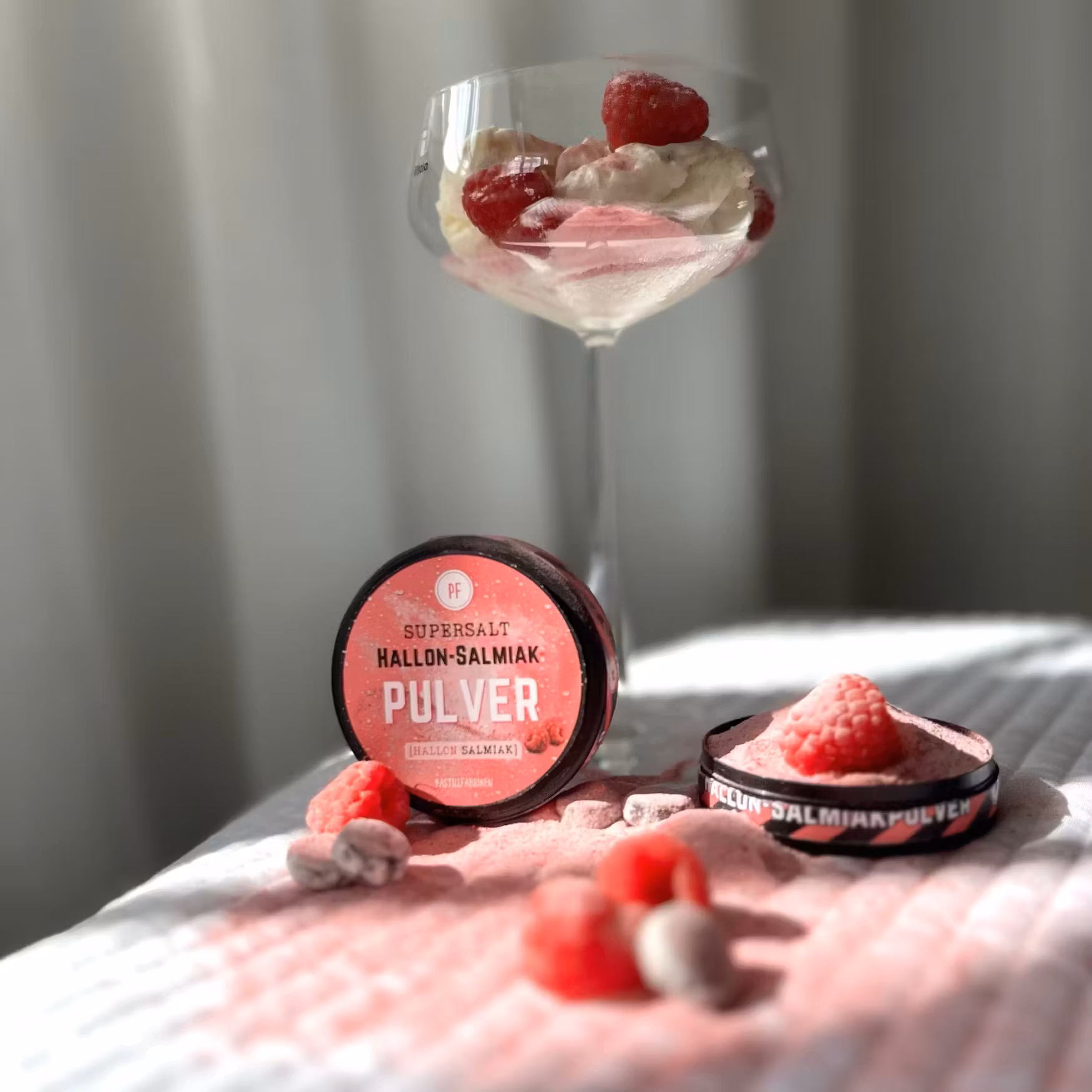 Pastillfabriken - Salt Hallon-Salmiakpulver, 21 g