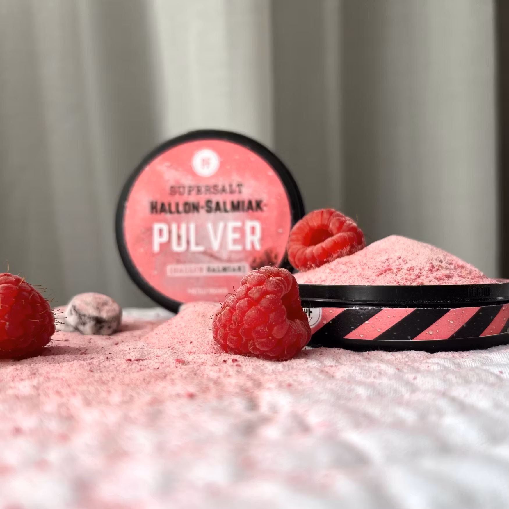 Pastillfabriken - Salt Hallon-Salmiakpulver, 21 g