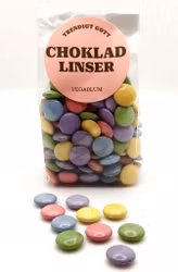Vegablum - Chokladlinser, 150g
