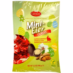 KOMMER SNART! Carstens Lübecker - Edelmarzipan Mini Eier, 100g