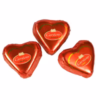 Carstens Lübecker - Chokladdoppade Marsipanhjärtan, 12,5g