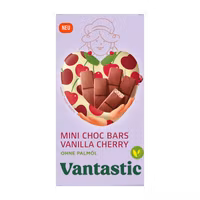Vantastic - Mini Choc Bars Vanilla Cherry, 100g