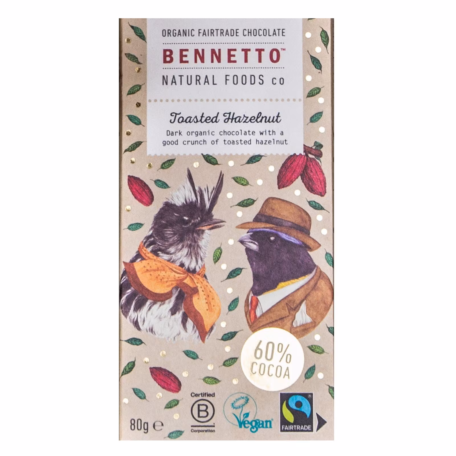 Bennetto - Toasted Hazelnut, 80g