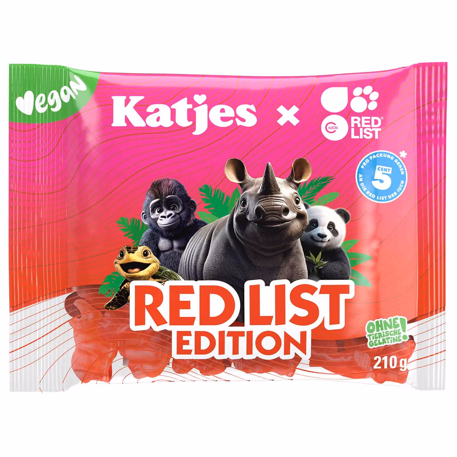Katjes - Red List, 210g