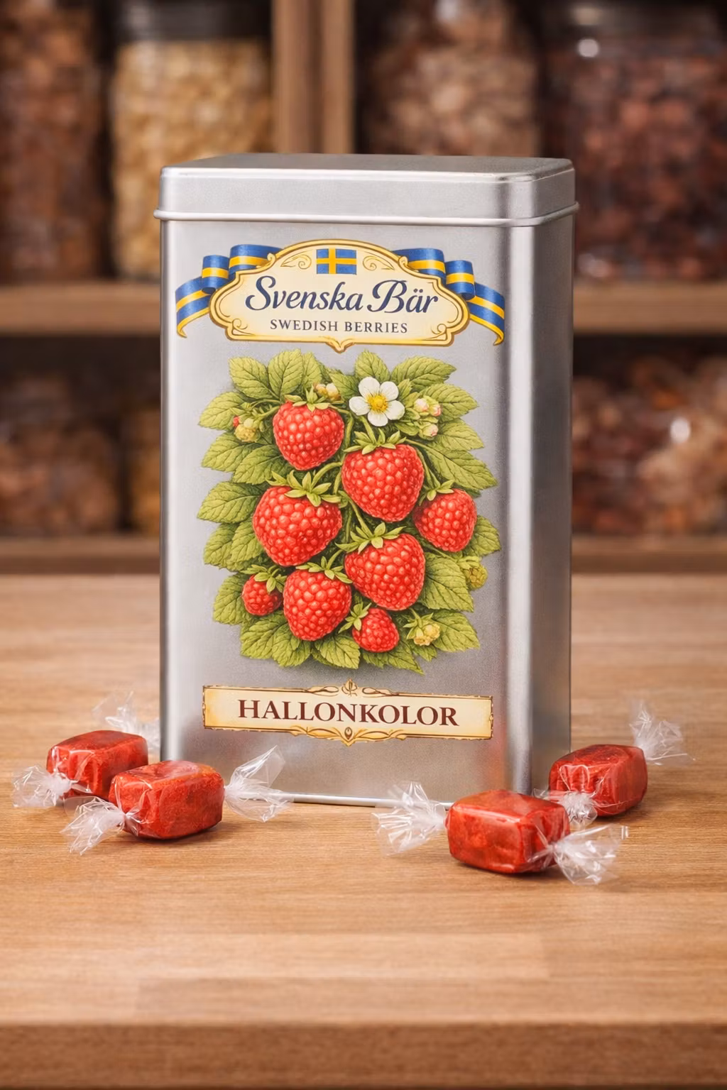 Sweden Souvenir - Hallonkolor, 210g