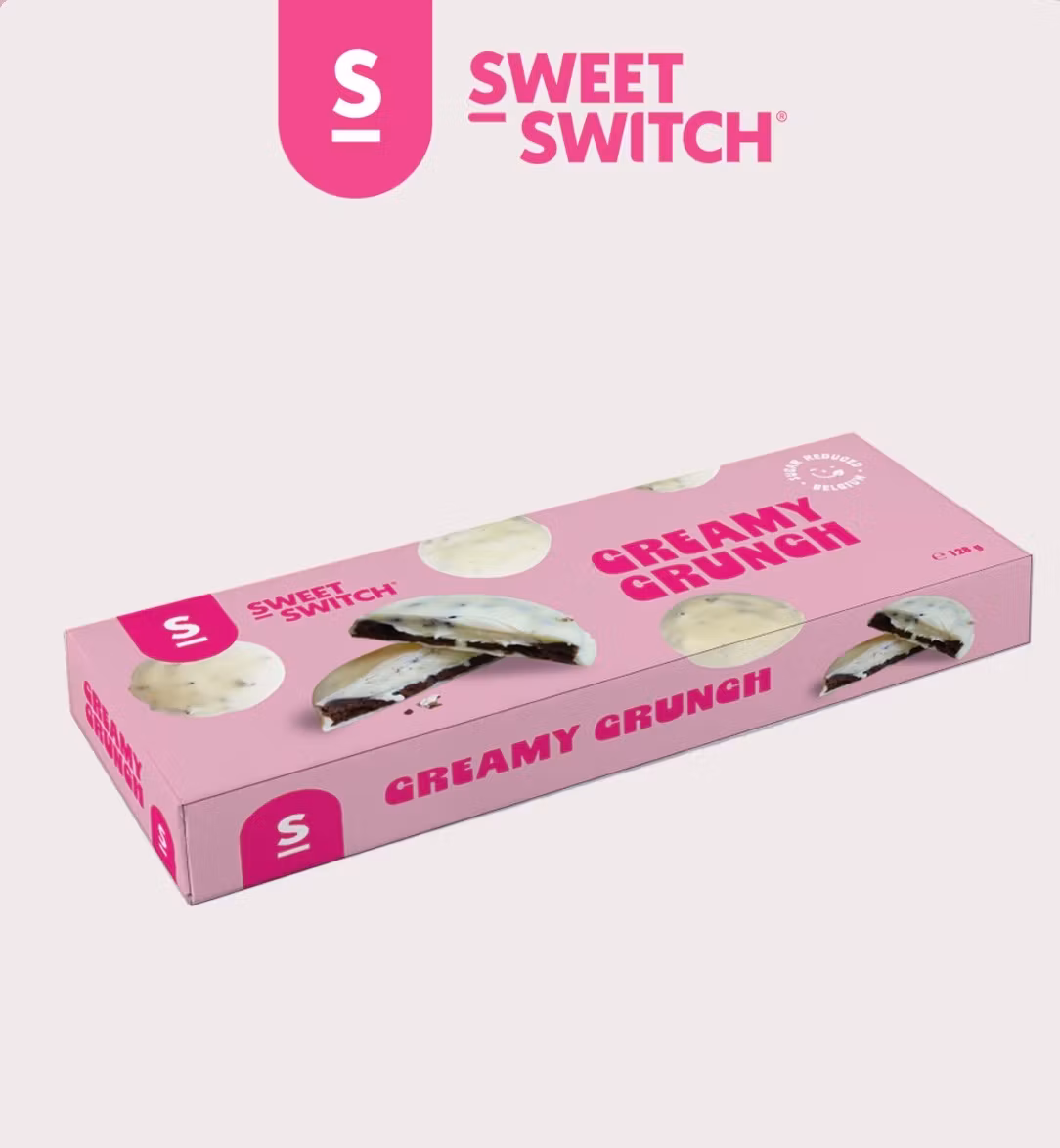 Sweet-Switch - Creamy Crunch, kakor, 128g