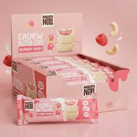 Naughty Nuts - Cashewbutter Cups Raspberry Rumble, EKO, 39g