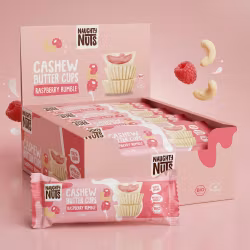 Naughty Nuts - Cashewbutter Cups Raspberry Rumble, EKO, 39g