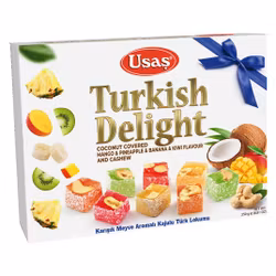 Usas - Turkish Delight Frukt med Kokos & Cashew, 250g