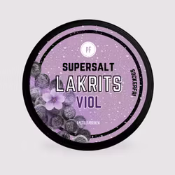 Pastillfabriken - SuperSalta Sugisar - Lakrits & Viol, dosa, 35g