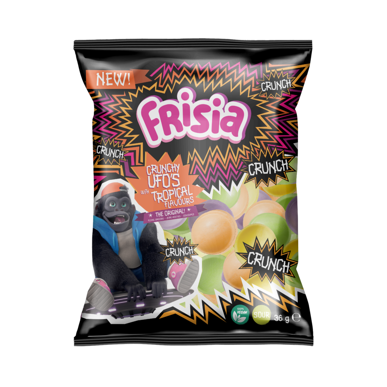 Frisia - Crunchy Ufo Tropical, 36g