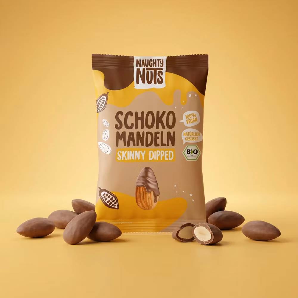 Naughty Nuts - Schoko Mandeln, EKO, 40g