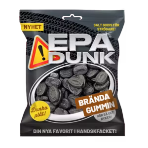 EPA Dunk - Brända Gummin, 80g