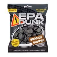 EPA Dunk - Brända Gummin, 80g