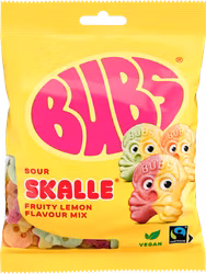 Bubs - Sour Skalle Fruity Lemon Flavour Mix, 90g