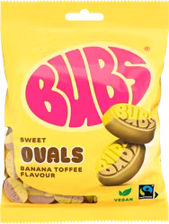 Bubs - Sweet Ovals Banana Toffee, 90g