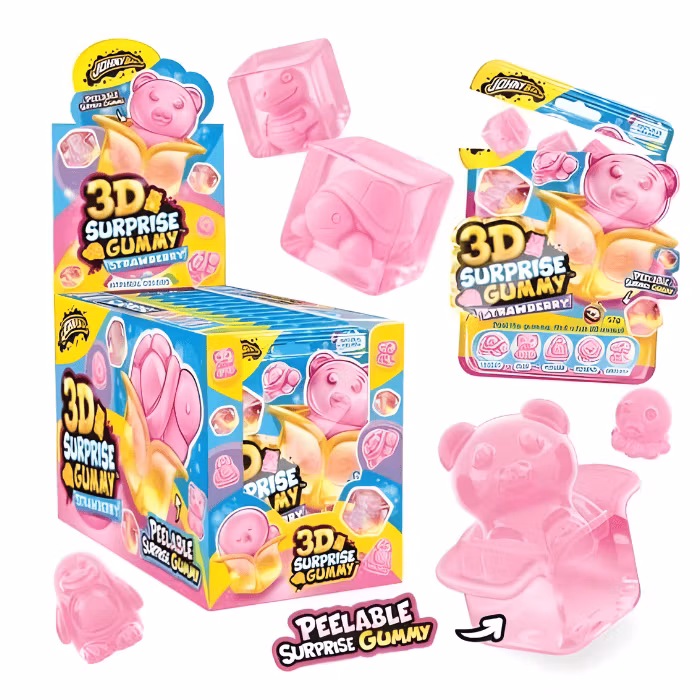 Johny Bee - 3D Surprise Gummy, 57g
