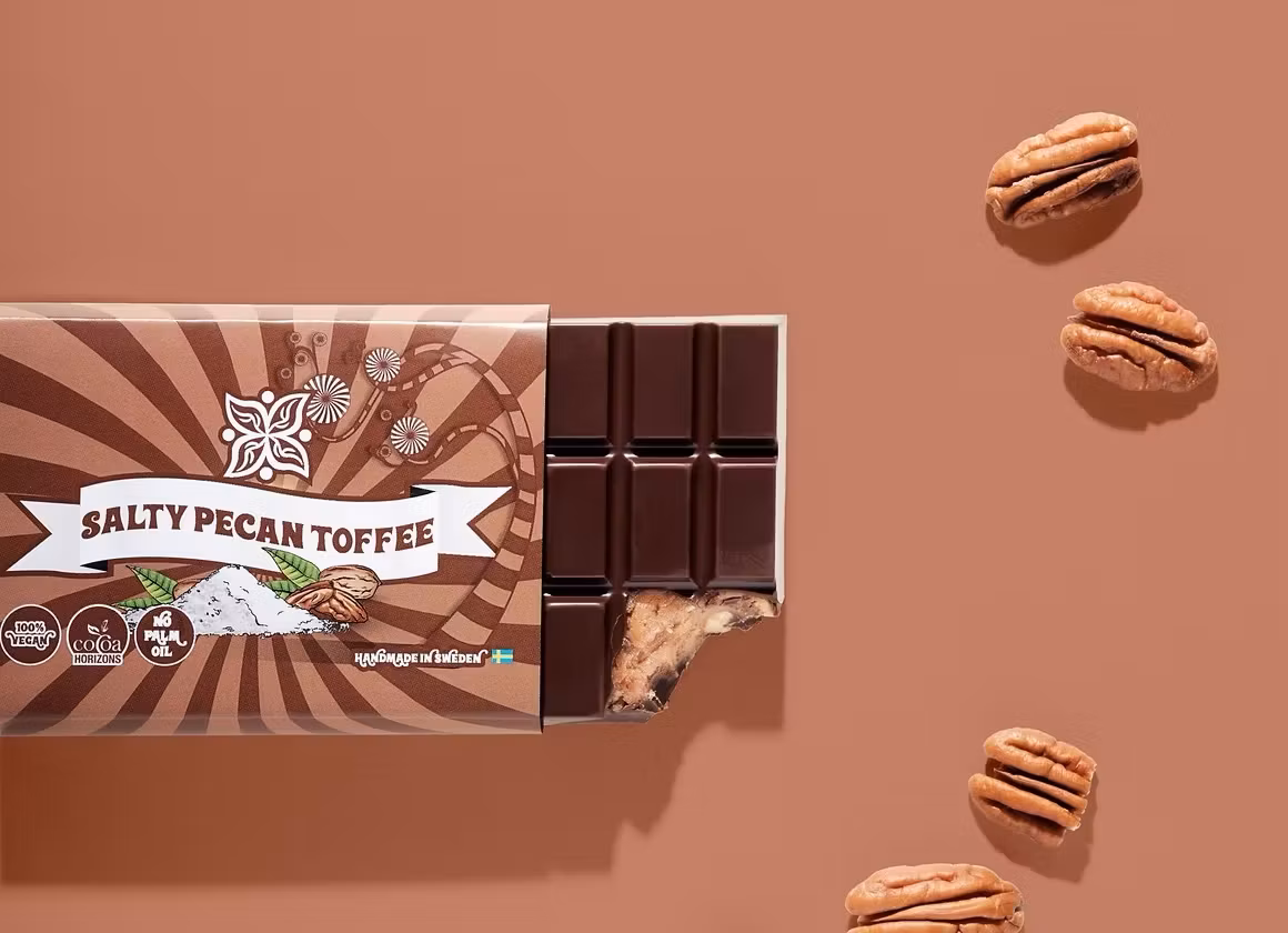 Vegan Delights - Salty Pecan Toffee, 200g