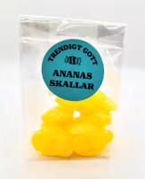 SGAB - Ananasskallar, 100g