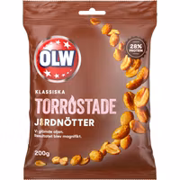OLW - Torrostade Jordnötter, 200g