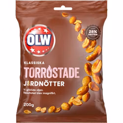 OLW - Torrostade Jordnötter, 200g