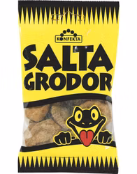 Konfekta - Salta Grodor, 65g