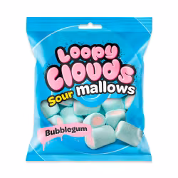 Loopy Clouds - Marshmallow Sour Bubblegum, 100g