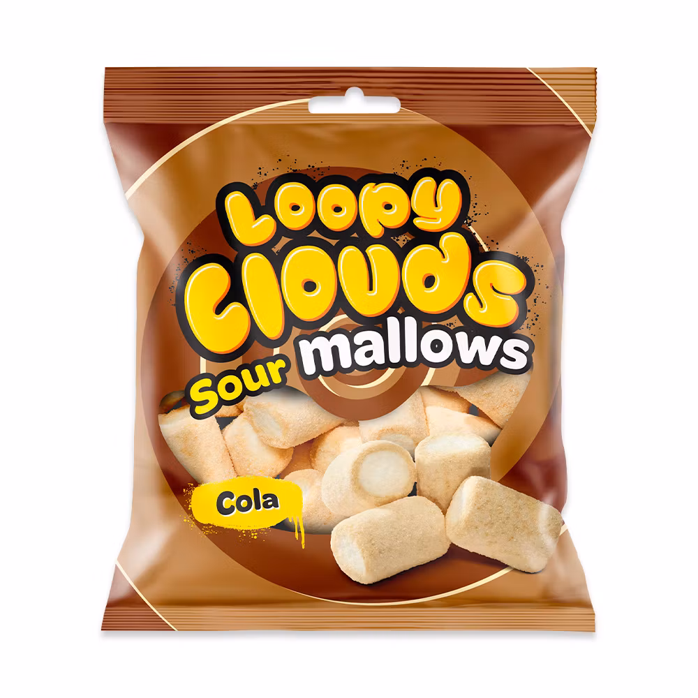 Loopy Clouds - Marshmallow Sour Cola, 100g