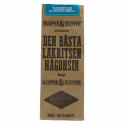 Klepper & Klepper - Saltlakrits, 200g