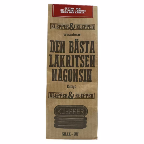 Klepper & Klepper - Söt Lakrits, 200g