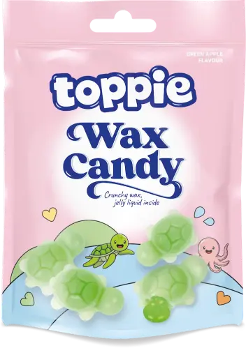 Toppie - Wax Candy Sköldpadda Äpple, 40g