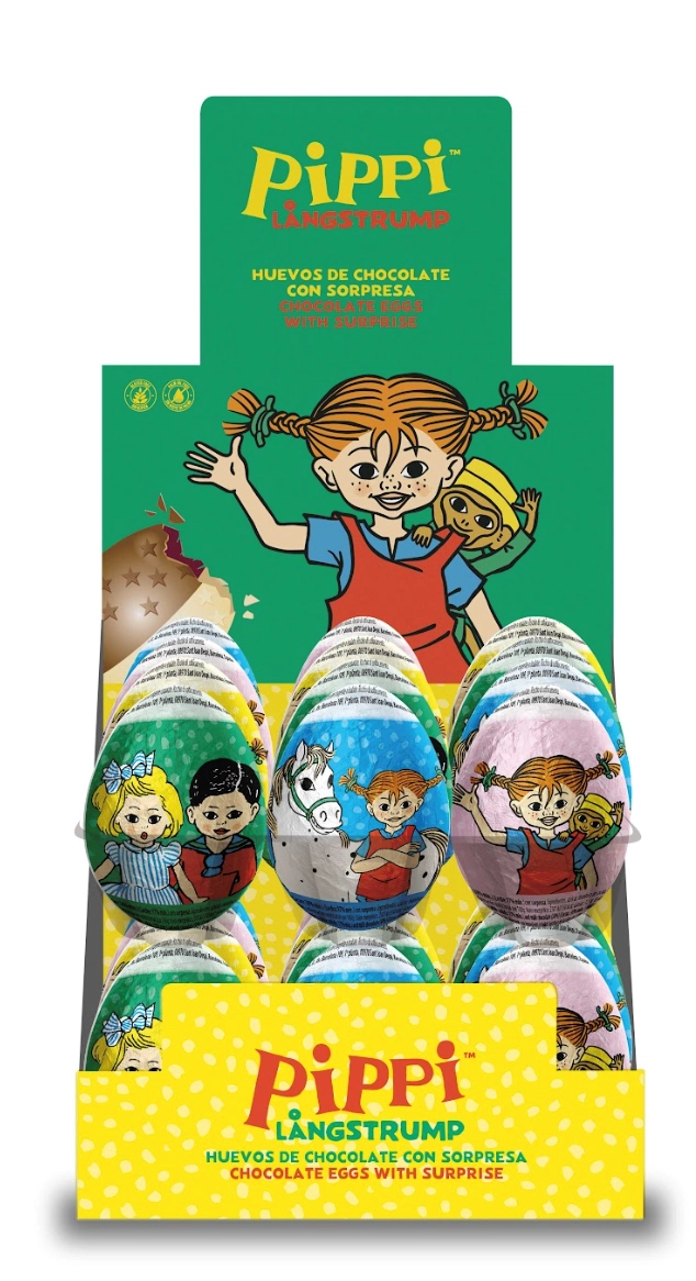 Pippi Långstrump Chokladägg, 20g