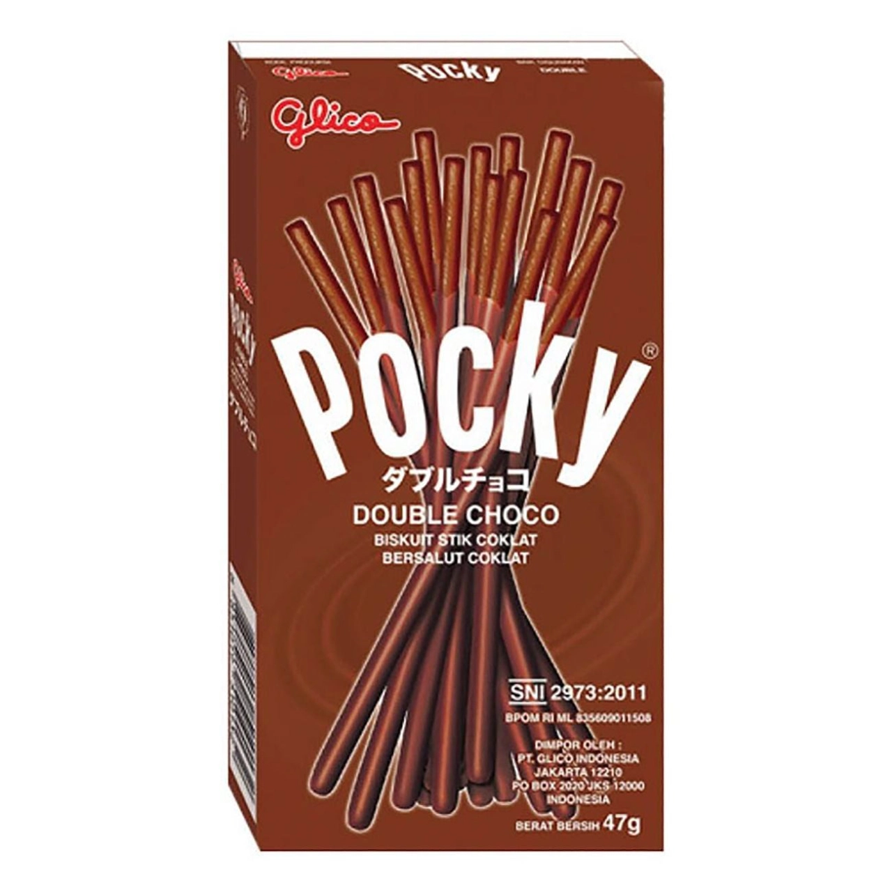 Pocky - Double Choco, 47g