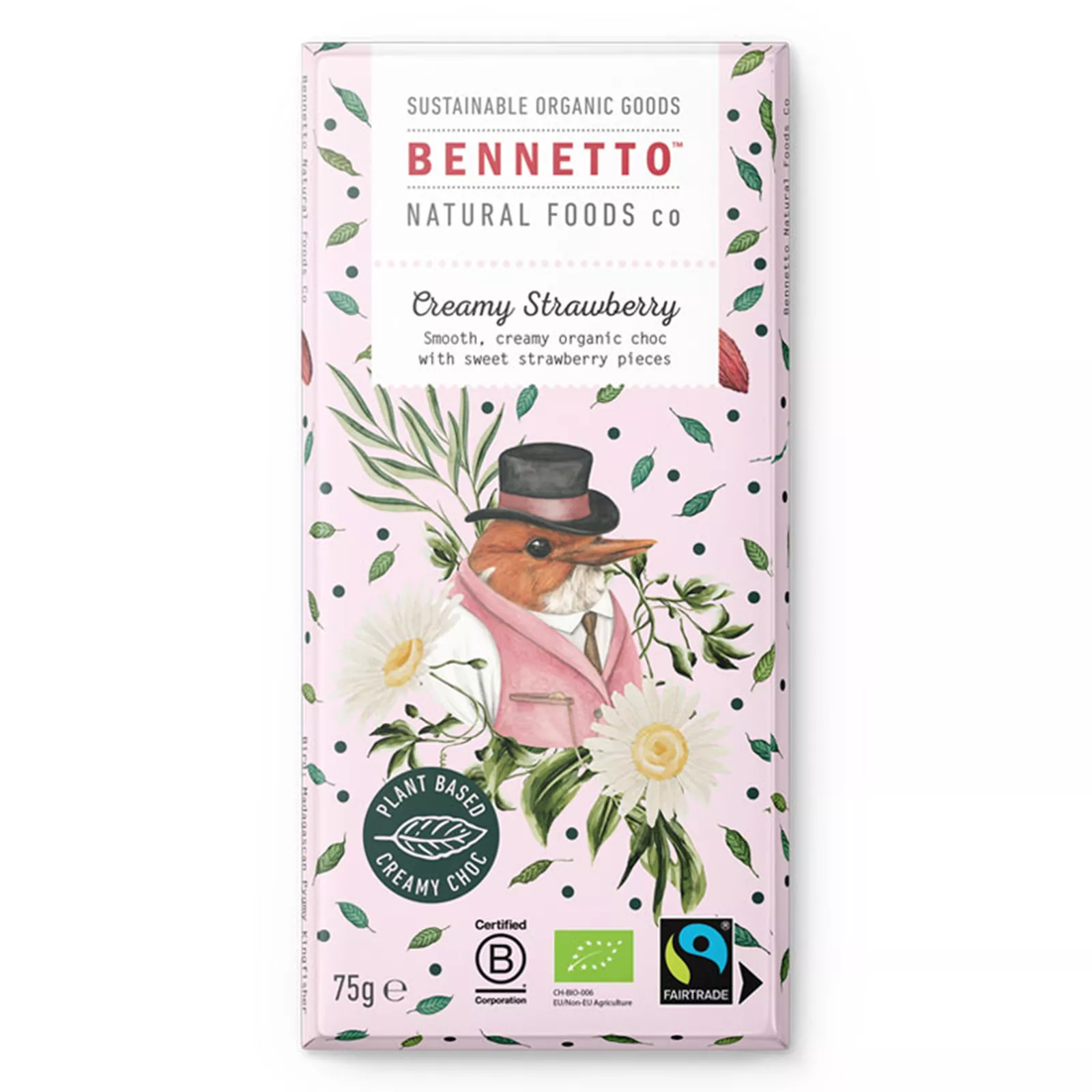 Bennetto -  Creamy Strawberry Mylk, EKO, 80g