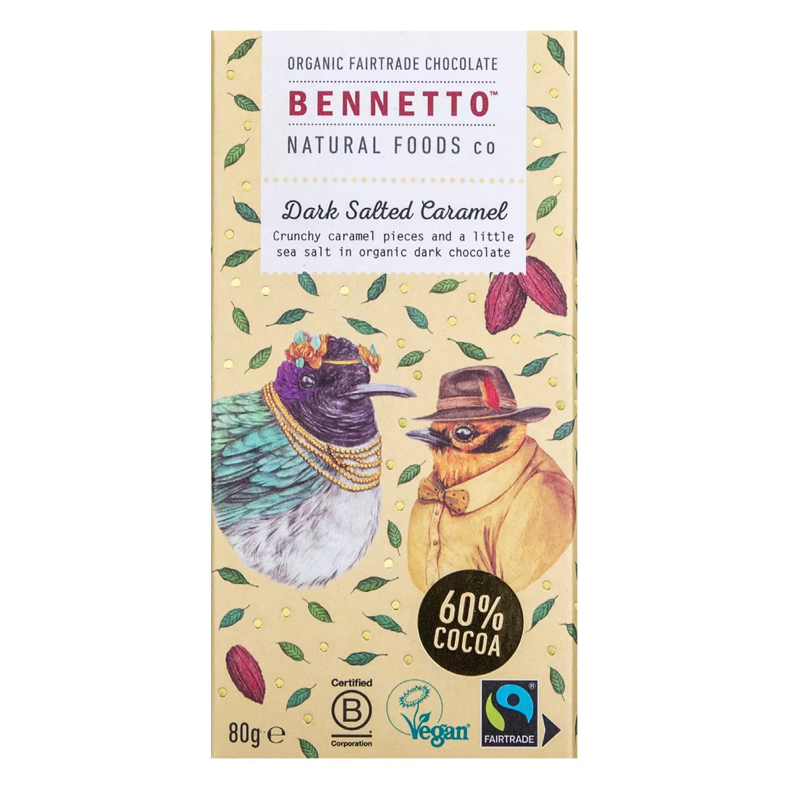 Bennetto - Dark Salted Caramel, EKO, 80g
