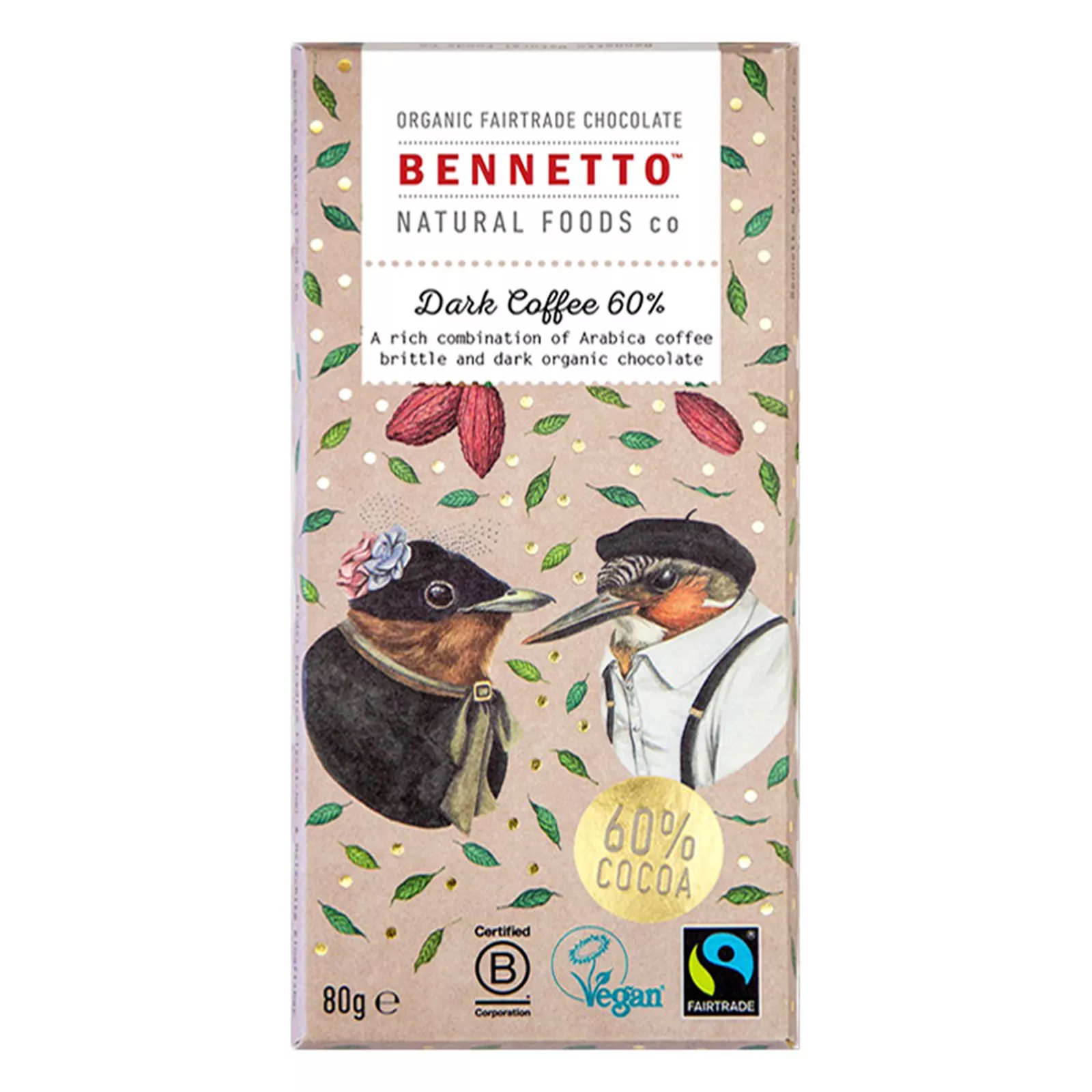 Bennetto - Dark Coffee, EKO, 80g