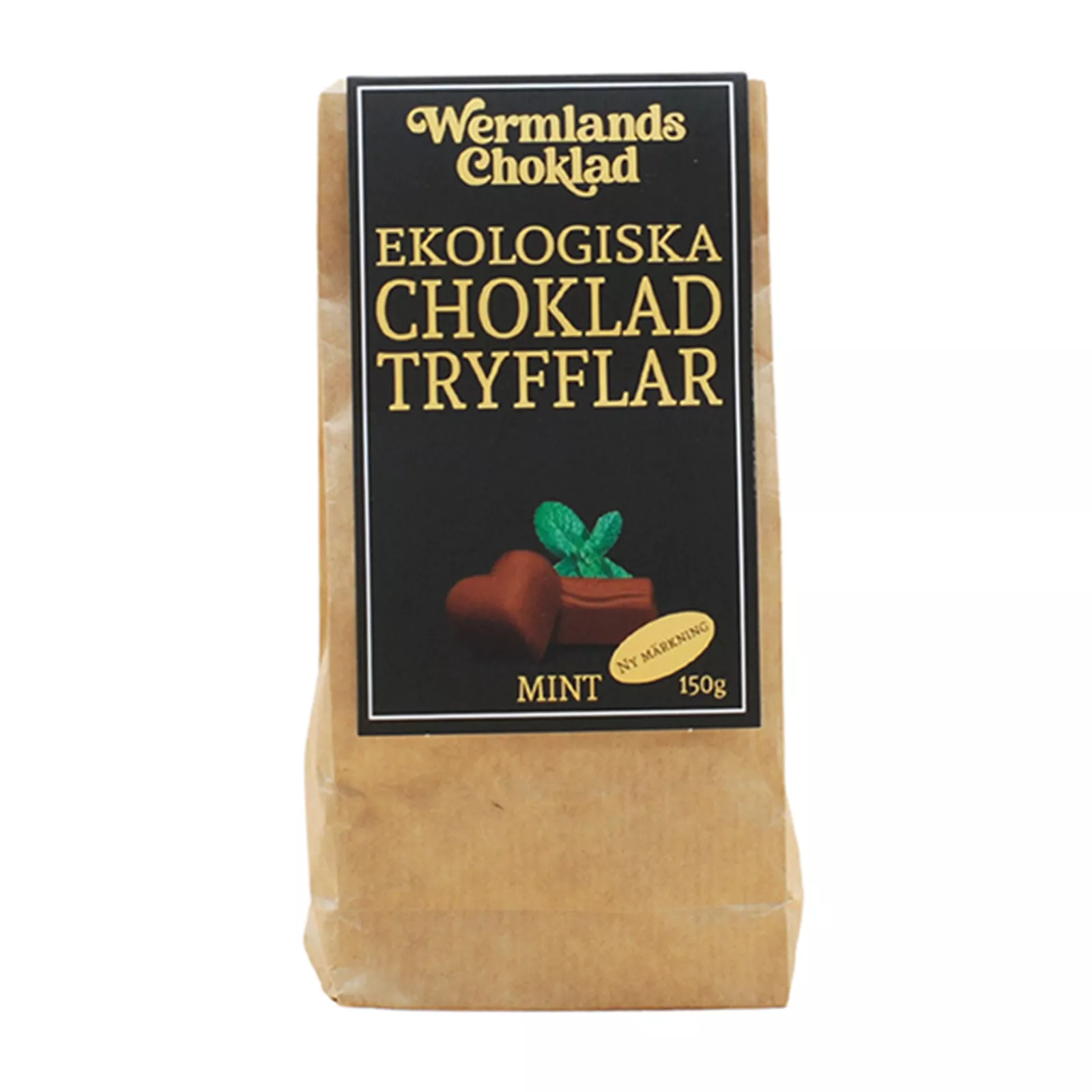 Wermlandschoklad - Tryfflar Mint, EKO, 150g